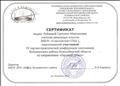 Сертификат о подготовке участников 4 научно - практической конференции школьников Колыванского района Новосибирской области, 2016 год
