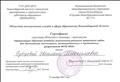 Сертификат участника областного семинара - практикума, 2017